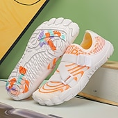 preiswerte Sneaker für Herren-Barfuß-Wasserschuhe für Herren – weiß und orange, schnelltrocknend, verstellbarer Klettverschluss – ideal für Strand- und Wasseraktivitäten