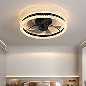 cheap Dimmable Ceiling Lights-52 cm Dimmable Ceiling Fan Metal Acrylic Modern Nordic Style 110-120V 220-240V