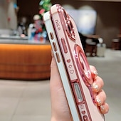 Недорогие Чехлы для iPhone-Чехол для iPhone 16e iPhone 16 Pro Max Plus iPhone 15 Pro Max Plus iPhone 14 13 12 11 Pro Max Plus Мини Защитный чехол с подставкой и ремешком ударопрочный Ретро TPU Покрытие