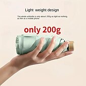 お買い得  日焼け止め-ミニサンシェード UV UPF50 小型折りたたみポケット傘 折りたたみ傘 UV保護サンシェードカプセル傘 屋外用 UVシェード傘