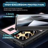 お買い得  サムスン用ケース-電話 ケース 用途 サムスンのギャラクシー S24 Ultra Plus S23 Ultra Plus A55 A35 A25 A15 5G A54 A34 A14 バックカバー バンカーリング 耐衝撃 レトロ風 TPU PC