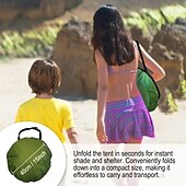 preiswerte Aktivität im Freien-Pop-up-Strandzelt – UV- und wasserbeständig, geeignet für Camping, bietet Platz für 2 Personen