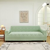 baratos Cobertura de Sofa-capa de sofá de tecido jacquard elástico capa de sofá elástica secional em forma de l capa de sofá de canto para sala de estar 1/2/3/4 assentos
