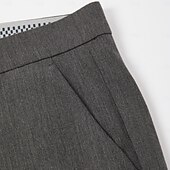 cheap Men's Elite Pants-Men's Dress Pants Solid Color Wearable No-Iron Full Length Formal Wedding Party Elegant Fashion Black Grey Micro-elastic