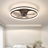 preiswerte Dimmbare Deckenleuchten-50 cm Abblendbar Deckenventilator Metall Acryl LED Modern 220-240V