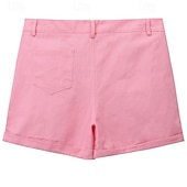 economico pantaloncini da lavoro-Per uomo Shorts eleganti Shorts da Lavoro Pantaloncini da golf Tasca Semplice Comodità Traspirante Corto All'aperto Affari Sport Casual Bianco Giallo