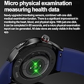 Χαμηλού Κόστους Smartwatch-696 TK26 Εξυπνο ρολόι 1.43 inch Έξυπνο ρολόι Bluetooth ΗΚΓ + PPG Βηματόμετρο Υπενθύμιση Κλήσης Συμβατό με Android iOS Γυναικεία Άντρες Κλήσεις Hands-Free Υπενθύμιση Μηνύματος IP 67 Θήκη ρολογιού 52mm