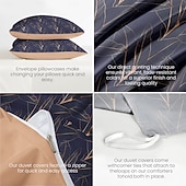 olcso 100% pamut-Virágos növény paplanhuzat teljes méret bútorkészlet ágytakaró puha könnyű töltött párnahuzattal 2 párnához nyárra tavaszra