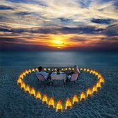 economico Luci decorative-3d led atmosfera luce notturna campeggio esterno cortile paesaggio decorazione luce usb ricarica simulazione fiamma luce camera camera atmosfera luce 1 pz