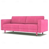 abordables Housse de canapé-Housse de canapé 100% coton housses matelassées unies en coton