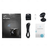 abordables Caméras IP d&#039;intérieur-Caméra de sécurité domestique sans fil 1080p, caméra wifi intelligente, batterie intégrée, prend en charge la détection de mouvement de vision nocturne pour le bureau à domicile avec support de