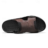 abordables Sandalias casuales-Sandalias de exterior sin cordones para hombre con diseño ergonómico: ideales para playa, deportes al aire libre y uso informal.