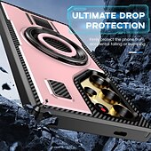 お買い得  サムスン用ケース-電話 ケース 用途 サムスンのギャラクシー S24 Ultra Plus S23 Ultra Plus A55 A35 A25 A15 5G A54 A34 A14 バックカバー バンカーリング 耐衝撃 レトロ風 TPU PC