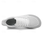 billiga Vardagssneakers-barfota vardagssneakers för män - modern svart, andningsbar mesh, komfortsula - lämplig för dagligt bruk och lätta sporter