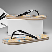 cheap Vacation Sandals-Men&#039;s Camouflage Flip-Flops with Durable Rubber Sole - Perfect for Outdoor and Beach Activities