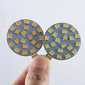 olcso Kéttűs LED-es izzók-g4 led izzó 20w halogén izzó csere bi-pin led tárcsa jc oldalcsap 12v-24v ac/dc szekrény alatti puck izzók 5/10 db