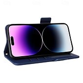 Недорогие Чехлы для iPhone-Чехол для iPhone 16 Pro Max Plus iPhone 15 Pro Max Plus iPhone 14 13 12 11 Pro Max Plus Mini флип-крышка с подставкой магнитная с запястьем ретро TPU PU кожа