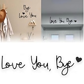 abordables Autocollants muraux-Panneau d'amour au-dessus de la décoration de la porte, panneau décoratif en bois pour porte, maison, fenêtres et murs, cadeau de Noël, de Saint-Valentin, de mariage, de Thanksgiving