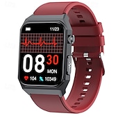 tanie Smartwatche-E500 Smart Watch 1.92 cala Smartwatch Fitness Biegowy Zegarek Bluetooth ECG+PPG Monitorowanie temperatury Krokowiec Kompatybilny z Android iOS Kobiety Mężczyźni Długi czas pracy wodoodporny IP67
