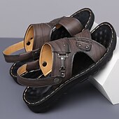 billiga Semester Sandaler-snygga sandaler för män med spänne och slitstark sula, lämpliga för sommarevenemang och dagligt bruk