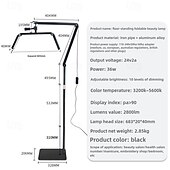 baratos lâmpada de chão led-Luminária de Mesa / Luminária de Chão Lâmpadas ambiente / Com Clipe Simples / Inovador Para Interior Metal