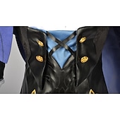 tanie Fantasia de videojogo-Uderzenie Genshin Klorinda Anime Kostium Cosplay Stroje Garnitury cosplay Kostiumy do gier wideo Halloween Karnawał Impreza Comic Con Kostium Na Damskie Dla dorosłych