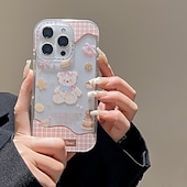 halpa iPhone-kotelot-puhelin Etui Käyttötarkoitus iPhone 16 15 14 Pro Max iPhone 16e iPhone 13 Takakuori Iskunkestävä Piirretty TPU Akryyli