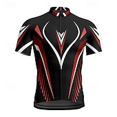 abordables Maillots pour hommes-Homme Maillot Velo Cyclisme Manche Courte Cyclisme Tee-shirt Maillot avec 3 poches arrière VTT Vélo tout terrain Respirable Séchage rapide Conception anatomique Mèche Jaune Rouge Bleu Des sports