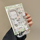 voordelige iPhone-hoesjes-Telefoonhoesje voor iPhone 16e iPhone 16 iPhone 16 Pro Max iPhone 15 iPhone 15 Pro Max iPhone 14 Pro Max Wallet Case Schokbestendig Cartoon TPU Acrylaat
