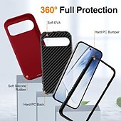 levne Ostatní pouzdra-telefon Carcasă Pro Google Pixel 9 Pro Pixel 9 Pro XL Pixel 9 Zadní kryt Nárazuvzdorné Retro TPU PC
