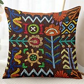 levne Vintage styl-Vintage etnický dekorační povlak na polštář 1PC měkký čtvercový polštář na pohovku povlak na polštář do ložnice obývacího pokoje na pohovku židli