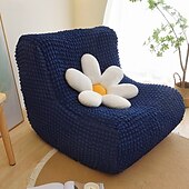 baratos Capa do sofá futon.-Capa elástica para sofá sem braços, 1 peça, capa para sofá preguiçoso, relaxante, capa elástica para sofá simples, capa de almofada para sala de estar, casa