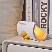 abordables Veilleuses pour chambre d&#039;enfant-Veilleuse LED décorative en forme de canard, lampe de bureau à intensité variable et rechargeable, éclairage pour enfants, réglage de la luminosité