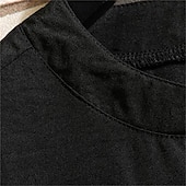 billige Uformell Henley T-skjorte-Herre T-skjorter Kortermet skjorte T-skjorte Kortermet Crewneck Sommer bokstavtrykk Mote Designer Lapper Feriereise Gate Ut på byen Hvit Svart Grønn Topp T-skjorte for menn