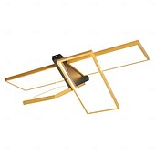 cheap Flush Mounts &amp; Semi Flush Mounts-Modern Ceiling Light LED Dimmable Stereo 2 Head 4 Head Square Ceiling Light with Remote Contr Living Rooms Dining Rooms  AC110V AC220V