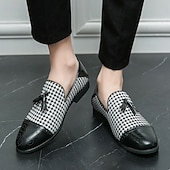 cheap Loafers-Men's Prom Shoes - Blue Textured Velvet Slip-On Loafers for Bold and Fashion-Forward Formal Wear