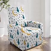 baratos Cobertura de Sofa-capa para espreguiçadeira, padrão geométrico, capas de poliéster, removíveis e elásticas, perfeitas para proteção de móveis de sala de estar ou quarto