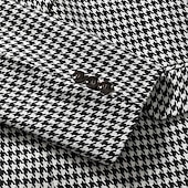billige Herre Klassiske Blazere-Herre Cocktail antrekk Blazer Bryllupsfest cocktail Elegant og moderne Elegant og luksuriøst Sommer Vår Polyester Hundetannmønster Enkelt Brystet Enn-knapp Blazer Hvit+Svart