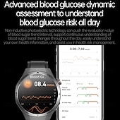 abordables Relojes inteligentes-696 ET456 Reloj inteligente 1.56 pulgada Smartwatch Reloj elegante Bluetooth ECG + PPG Podómetro Recordatorio de Llamadas Compatible con Android iOS Hombre Llamadas con Manos Libres Recordatorio de