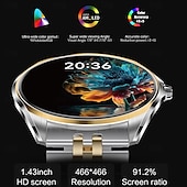 economico Braccialetti intelligenti-696 TN88 Orologio intelligente 1.43 pollice Intelligente Bracciale Bluetooth Pedometro Avviso di chiamata Monitoraggio del sonno Compatibile con Android iOS Da donna Da uomo Chiamate in vivavoce