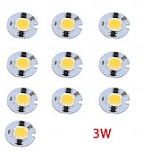 preiswerte Leuchtbirnen-10 Stück COB LED-Lichtchip-Perlen 3 W 5 W 7 W 10 W 220 V LED-Lampen-Chips Licht Smart IC-Treiber passend für DIY LED-Strahler Flutlicht