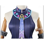 billige Anime-kostymer-Genshin Impact Cosplay Citlali Anime Cosplay kostyme Drakter Cosplay-drakter Karneval Maskerade Ytelse Fest Frakk Skjørte Hansker Til Dame Voksne