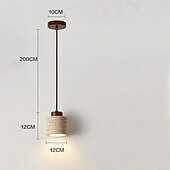 abordables Luces colgantes-12 cm Diseño circular/redondo. Diseño de linterna Lámparas Colgantes Piedra Estilo artístico Estilo retro Estilo clásico Vintage Tradicional / Clásico 110-120V 220-240V