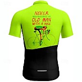 男性用 サイクリングジャージー 文字&番号 半袖 バイク Tシャツ ジャージー 3つのリアポケット付き マウンテンサイクリング 速乾性 人間工学デザイン ウィッキング 高通気性 スポーツ イエロー ブルー パープル 衣類 お買い得  メンズジャージ-男性用 サイクリングジャージー 文字&番号 半袖 バイク Tシャツ ジャージー 3つのリアポケット付き マウンテンサイクリング 速乾性 人間工学デザイン ウィッキング 高通気性 スポーツ イエロー ブルー パープル 衣類