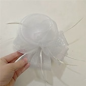 preiswerte Faszinator-Kopfstück Federn Sinamay Hochzeit Abendgesellschaft Elegant Hochzeit Mit Feder Kopfschmuck Kopfbedeckung