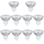 halpa LED-spottivalot-mr11 20w 12v hehkulamput gu4 bi pin pohja spottivalon polttimo himmennettävä lämpimän valkoinen mr11 polttimot maisemaratavaloihin kuituoptiset pöytälamput 10 kpl