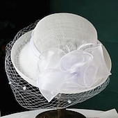 billiga Fascinatorer &amp; Hattar-1950-talets retro vintage hatt kvinnor alla hjärtans dag derby Ascot hästtävling festival vuxen hatt alla årstider