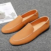levne Pánské nazouváky a mokasíny-pánské plesové boty - bílé nazouvací mokasíny z umělé kůže s elegantním designem pro svatby a formální události