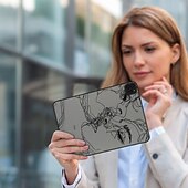 זול נרתיק iPad-לוּחַ כיסויים מכסים ל עבור Apple iPad Air 11 אינץ&#039; (2024) iPad Air 13 אינץ&#039; (2024) iPad Pro 11 אינץ&#039; (2024) iPad Pro 13 אינץ&#039; (2024) אייפד 10.9 אינץ&#039; 10 אייפד אייר 5 ipad 9th 8th 7th Generation 10.2