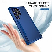 Недорогие Чехлы для Samsung-телефон Кейс для Назначение SSamsung Galaxy S24 S23 S22 S21 Ultra Plus A14 A54 А53 А33 A12 A32 A52 A13 S25 Кейс на заднюю панель Защита от удара Ретро ТПУ ПК
